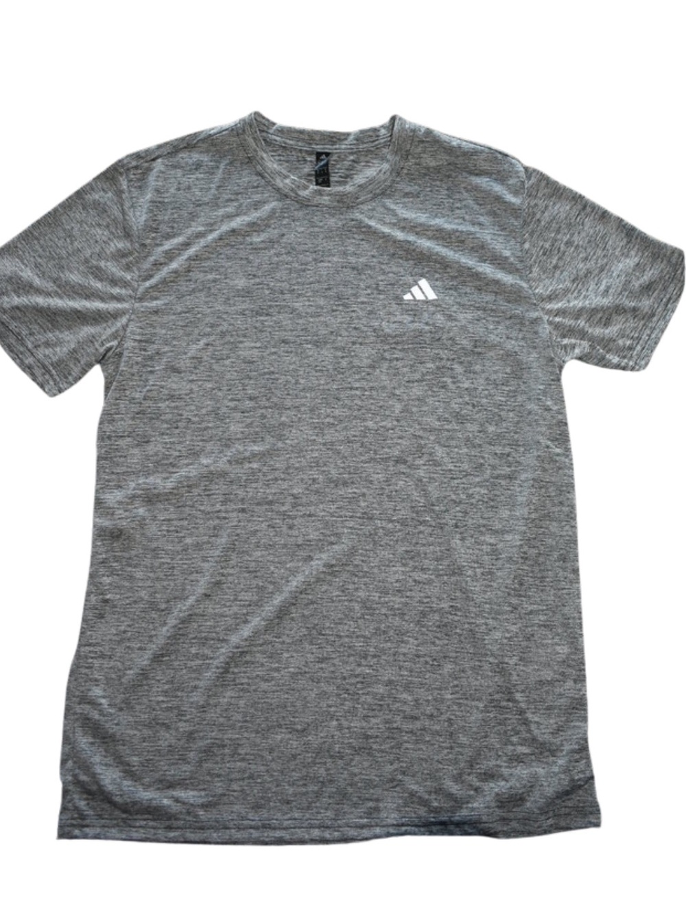 Adidas Gray Heather Short Sleeve Performance Tee